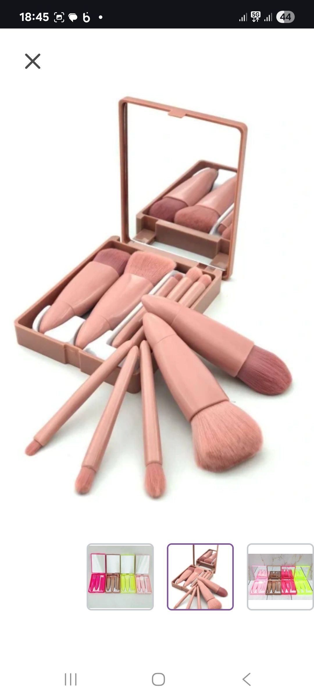 پک براش آینه دار ۵تیکه